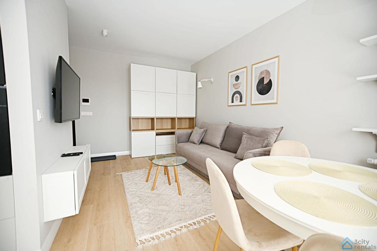 Beige 3City Apartment With Parking In Gdansk By Noclegi Renters מראה חיצוני תמונה